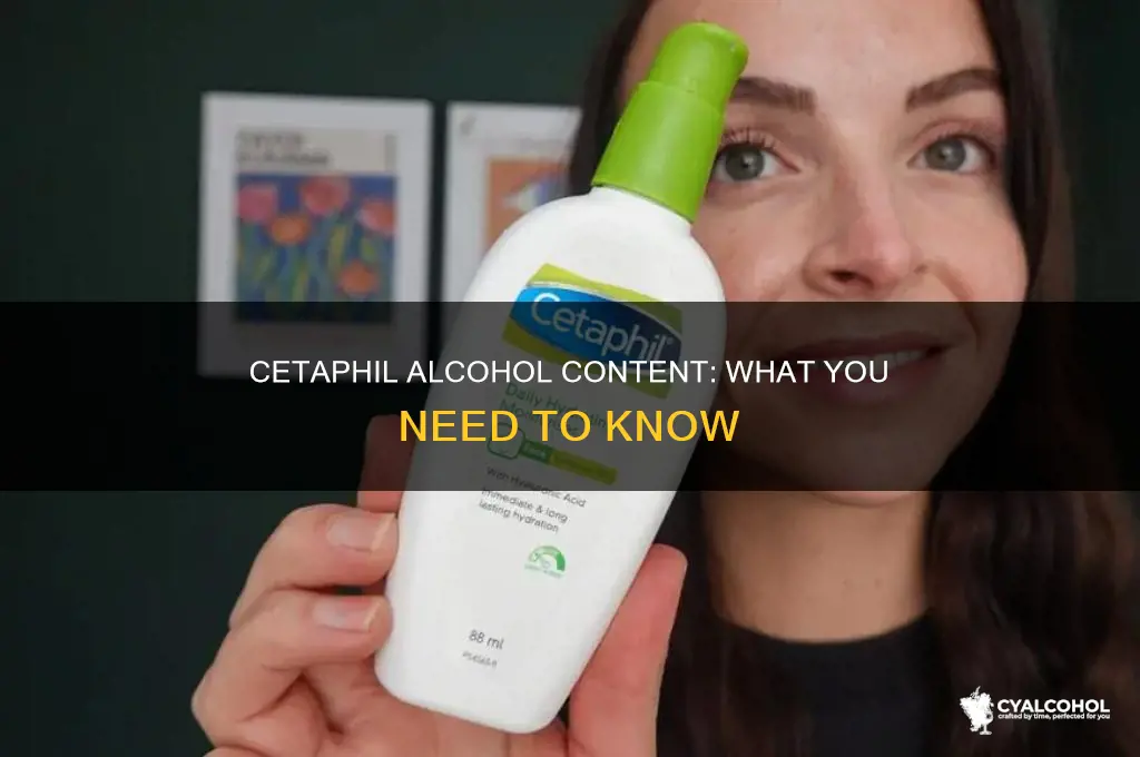 does cetaphil have alcohol
