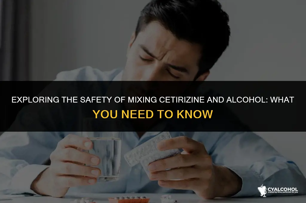 does cetirizine interact with alcohol