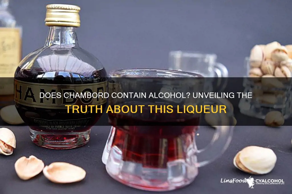 does chambord have alcohol in it