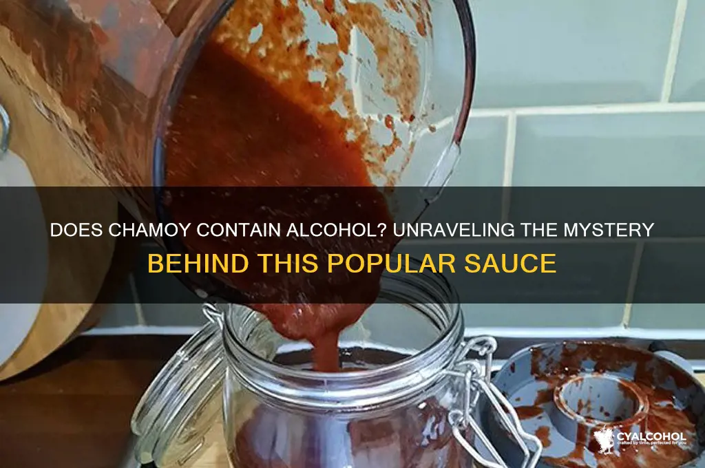 does chamoy have alcohol