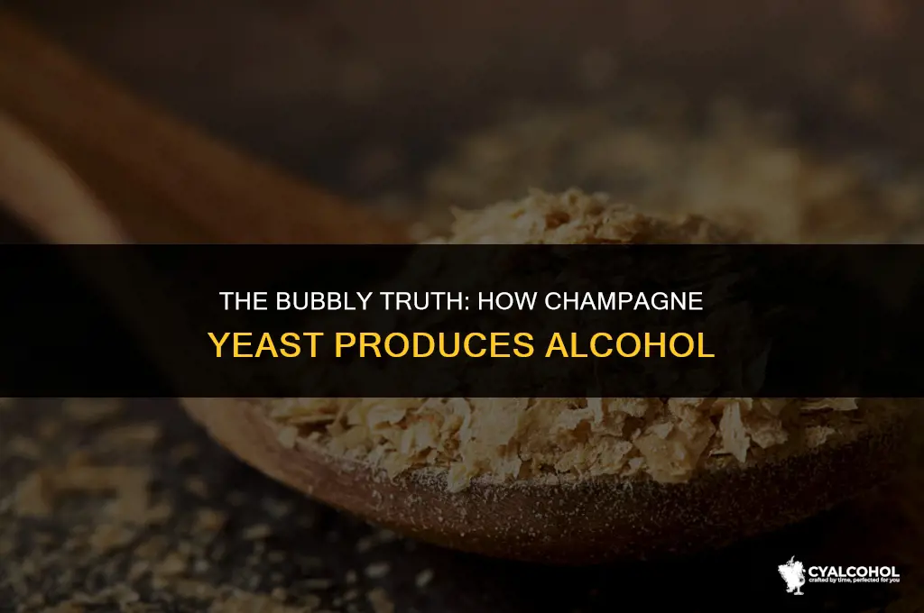 does champagne yeast create alcohol