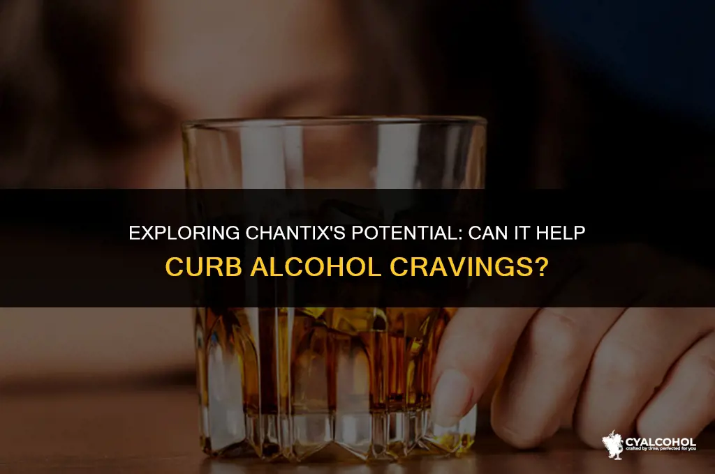 does chantix curb alcohol cravings