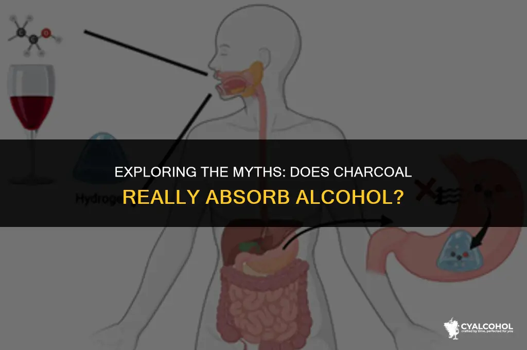 does charcoal suck up alcohol