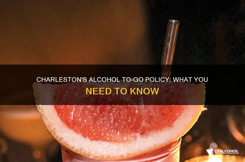 does charleston allow to go alcohol