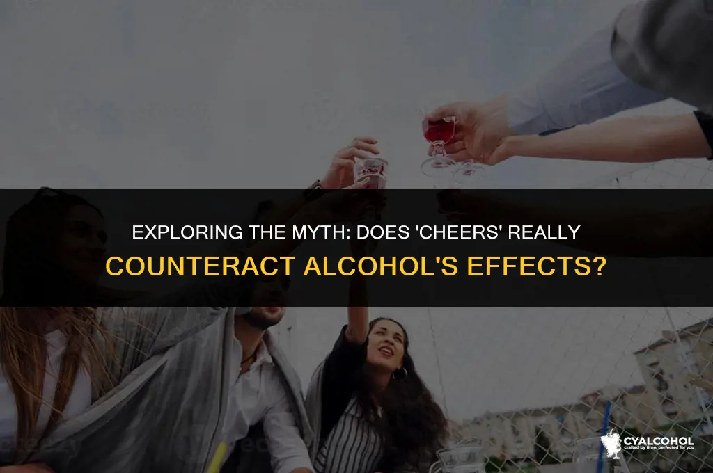 does cheers after alcohol work