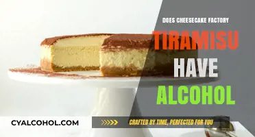 Cheesecake Factory Tiramisu: Alcohol Content Explained and Answered