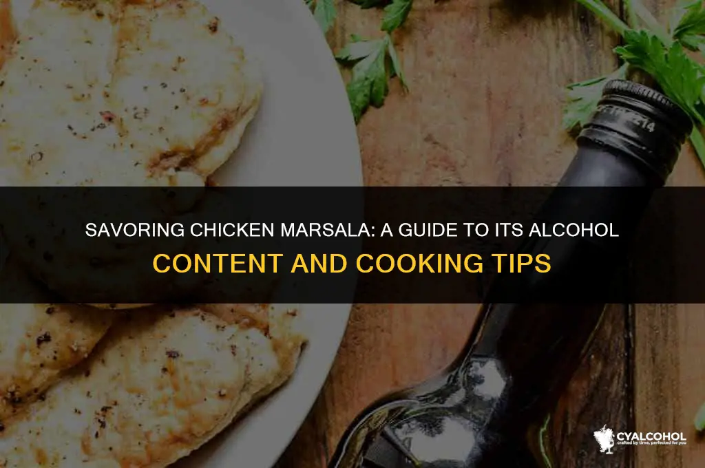 does chicken marsala have alcohol