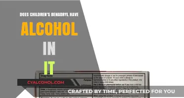 Does Children's Benadryl Contain Alcohol? A Parent's Guide