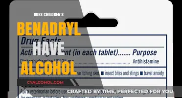 Does Children's Benadryl Contain Alcohol? A Parent's Guide