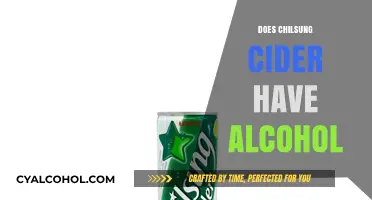 Exploring the Alcohol Content in Chilsung Cider: Facts and Myths