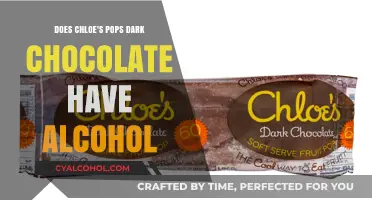 Chloe's Pops Dark Chocolate: Alcohol Content Explained