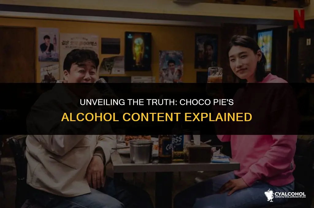 does choco pie have alcohol