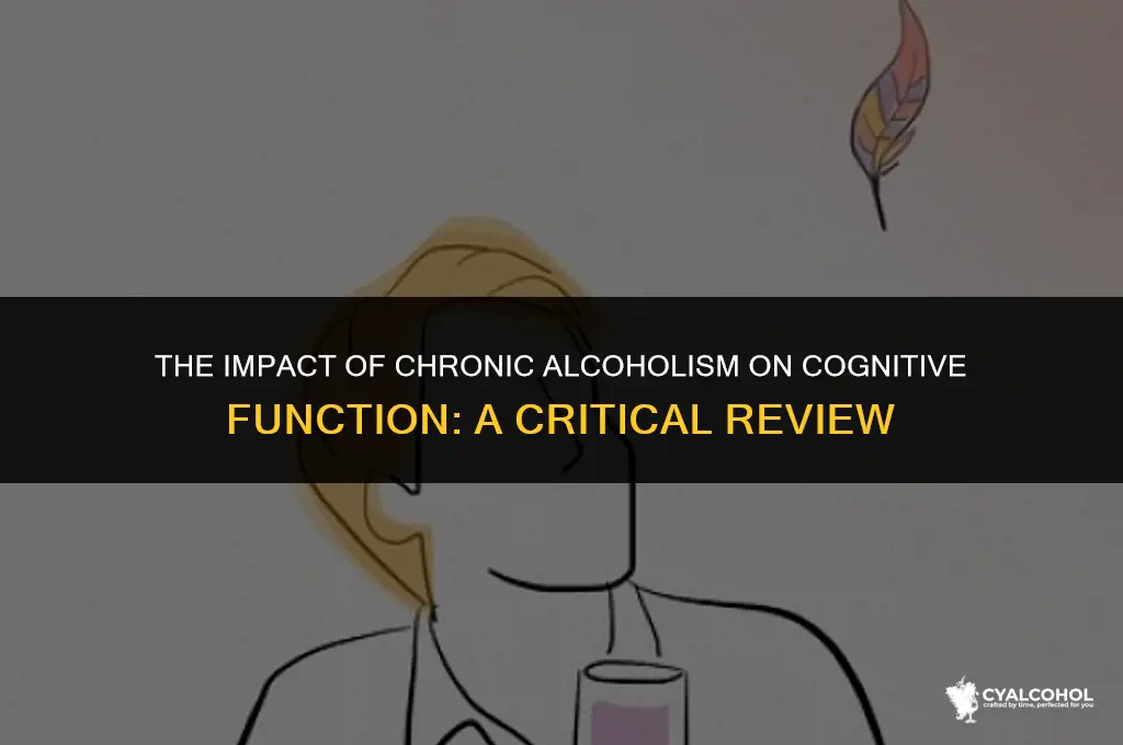 does chronic alcoholism reduce iq