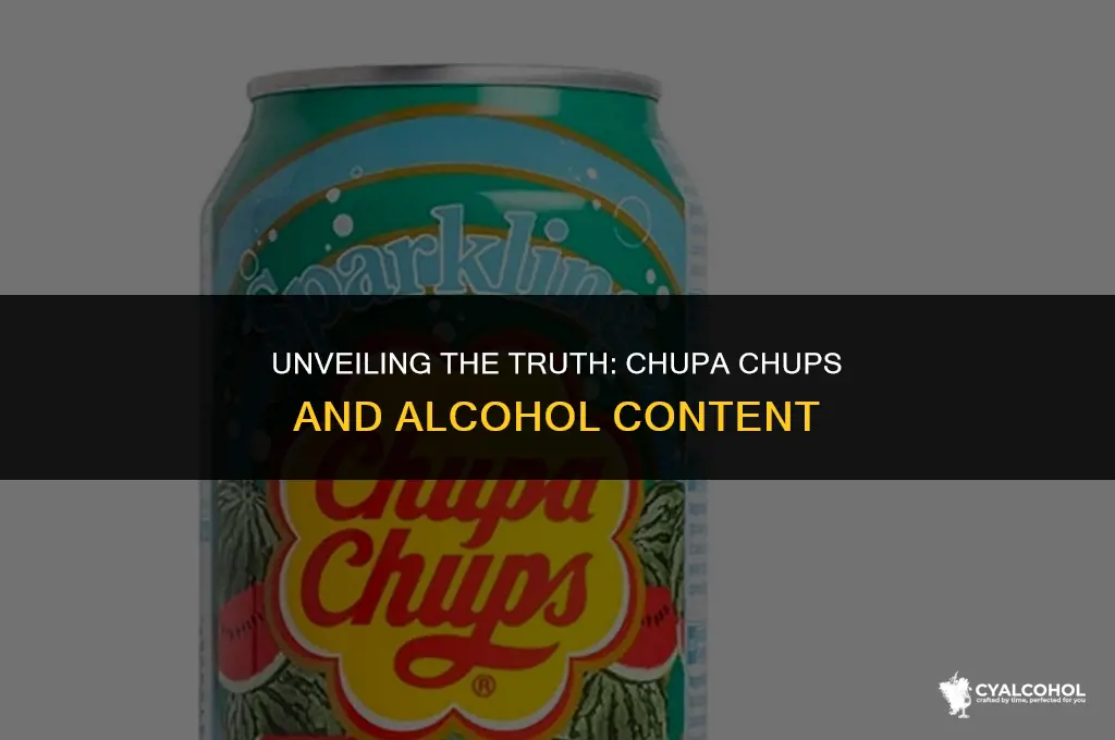 does chupa chups have alcohol