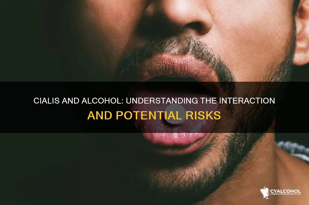 does cialis work with alcohol