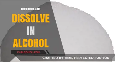 Citric Acid Solubility in Alcohol: Exploring the Science Behind the Mix