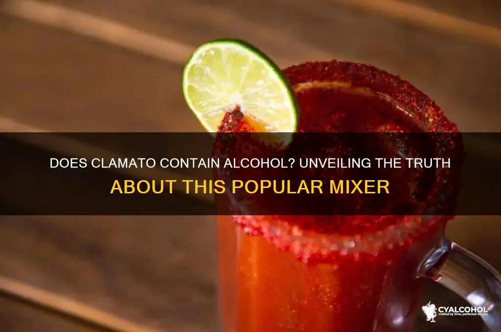 does clamato have alcohol in it