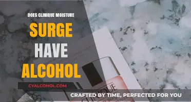 Does Clinique Moisture Surge Contain Alcohol? A Detailed Ingredient Analysis