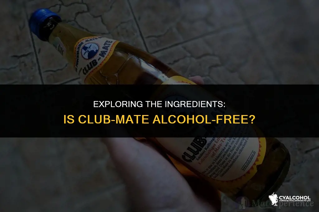 does club mate have alcohol