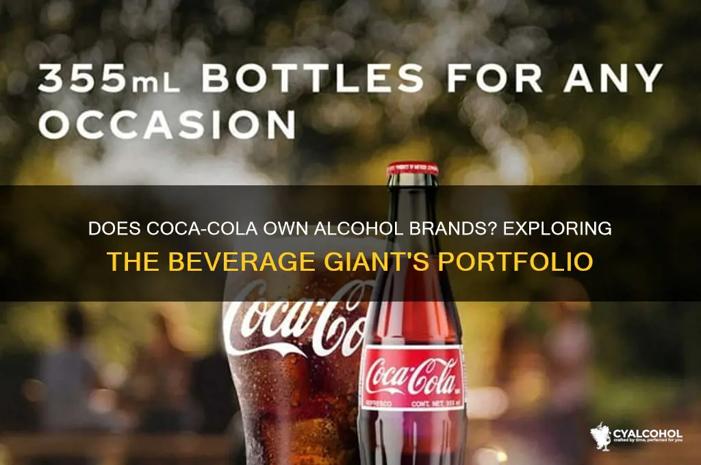 does coca cola have alcohol brands