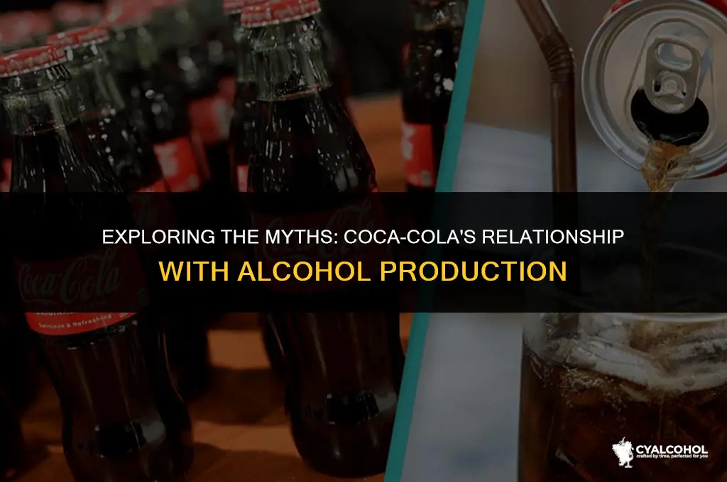 does coca cola produce alcohol
