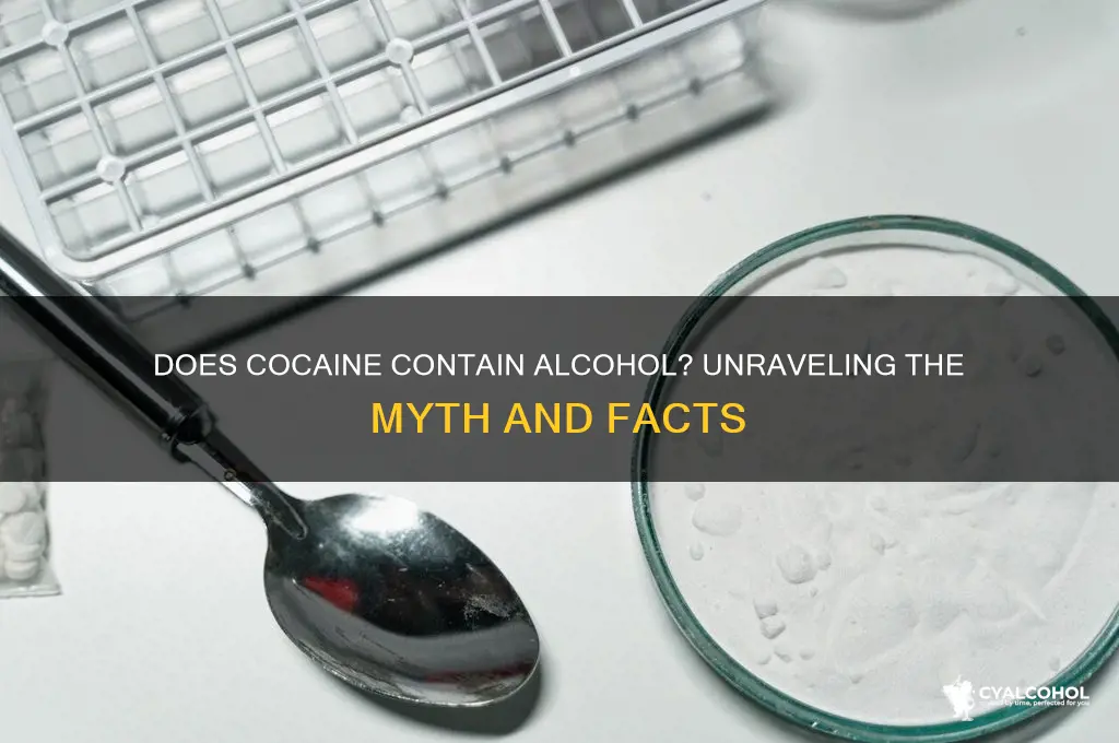 does cocaine have alcohol in it