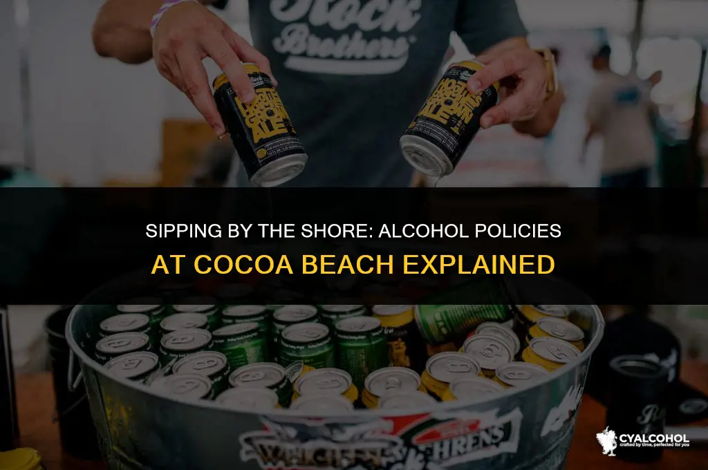 does cocoa beach allow alcohol