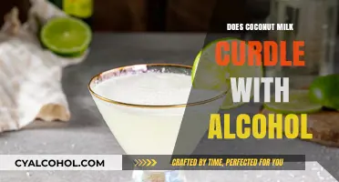 Coconut Milk and Alcohol: Does It Curdle? Find Out Here