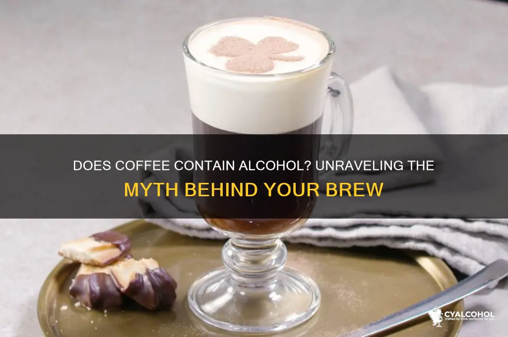 does coffee have alcohol