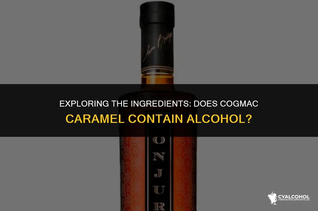 does cogmac caramel have alcohol