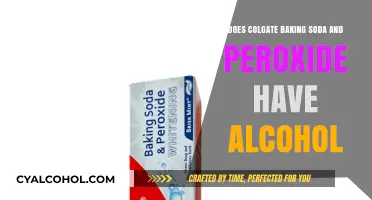 Colgate Baking Soda and Peroxide: Alcohol Content Explained