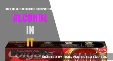 Colgate Optic White Toothpaste: Alcohol-Free?