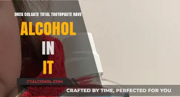 Colgate Total Toothpaste Ingredients: Does It Contain Alcohol?