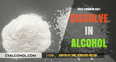Does Common Salt Dissolve in Alcohol? Exploring Solubility in Ethanol