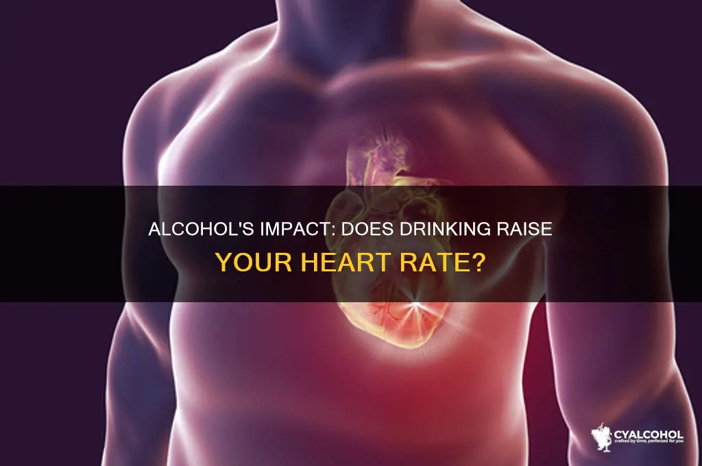 does consuming alcohol increase heart rate