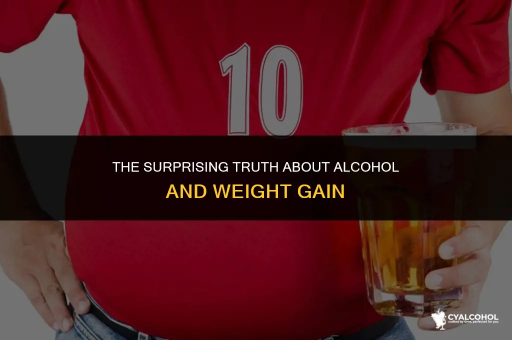 does consuming alcohol increase weight