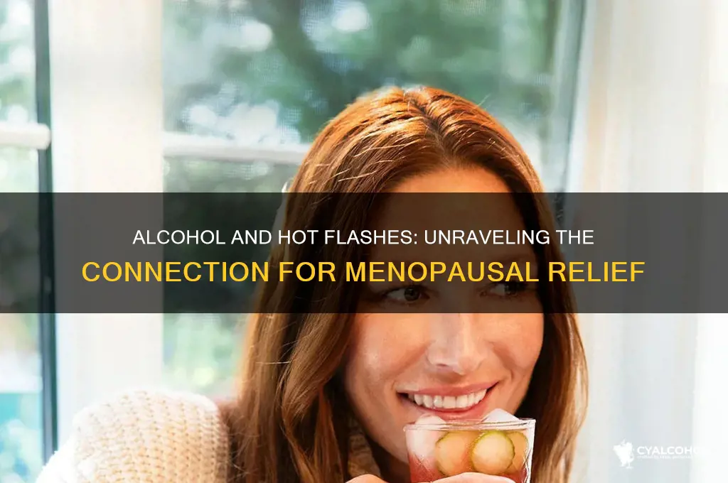 does consuming alcohol worsen hot flashes