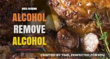 Cooking with Alcohol: Does Heat Remove Alcohol Content?