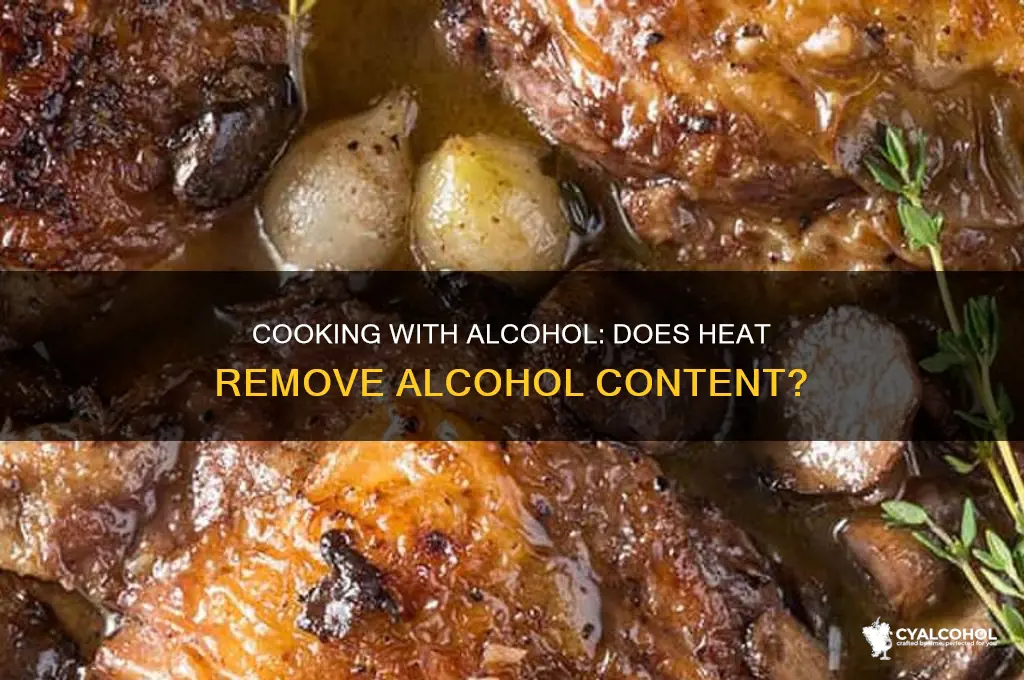 does cooking alcohol remove alcohol