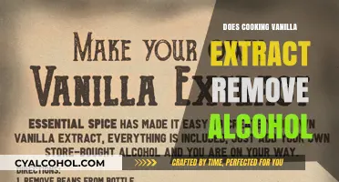 Cooking with Vanilla Extract: Does Heat Remove Alcohol Content?