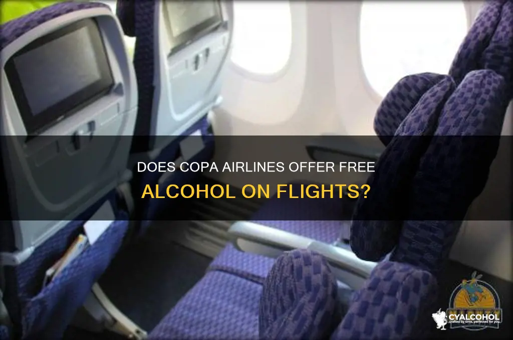 does copa airlines have free alcohol
