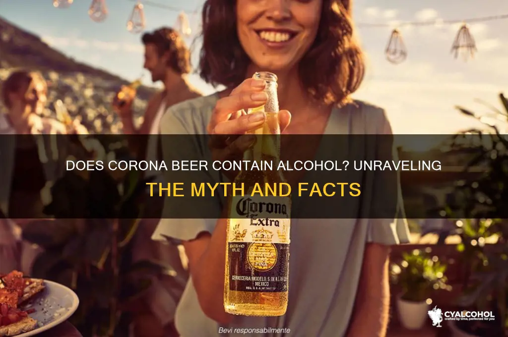 does corona have alcohol