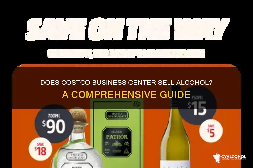 does costco business center have alcohol