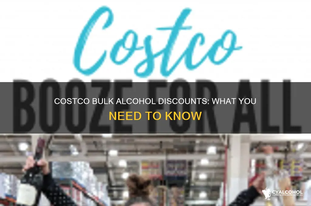does costco give bulk alcohol discount