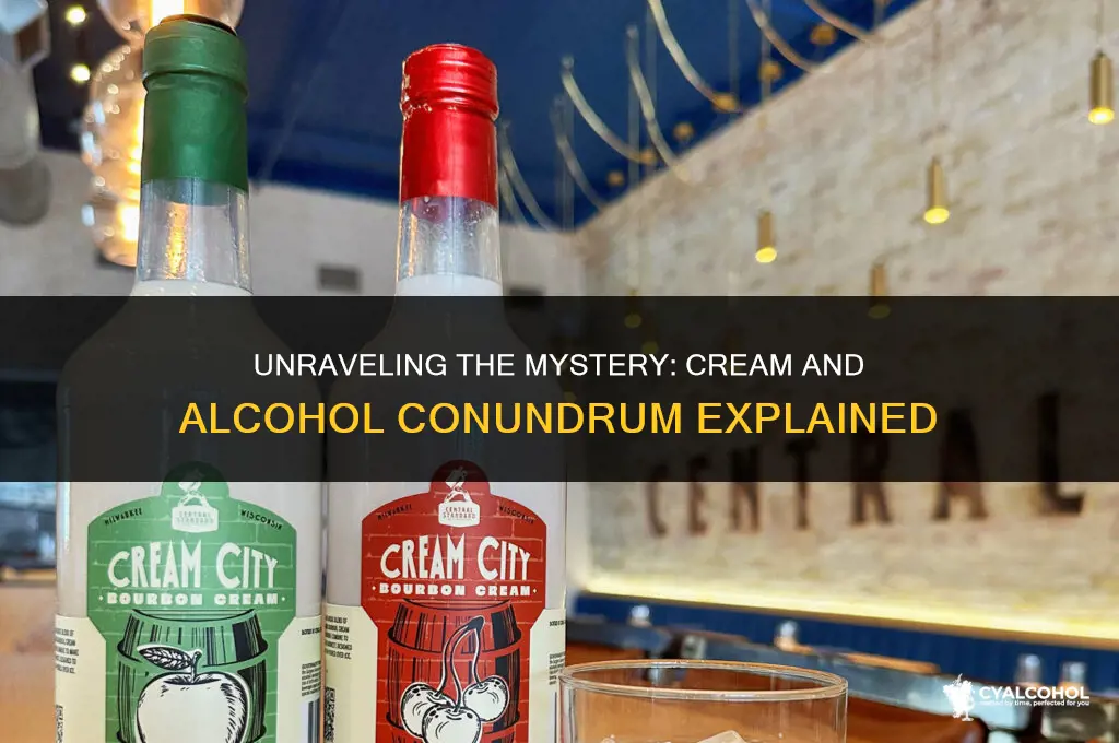 does cream curdle in alcohol