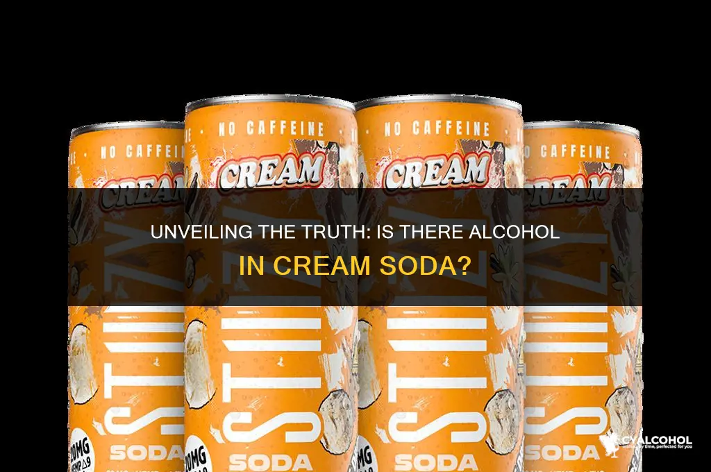 does cream soda have alcohol