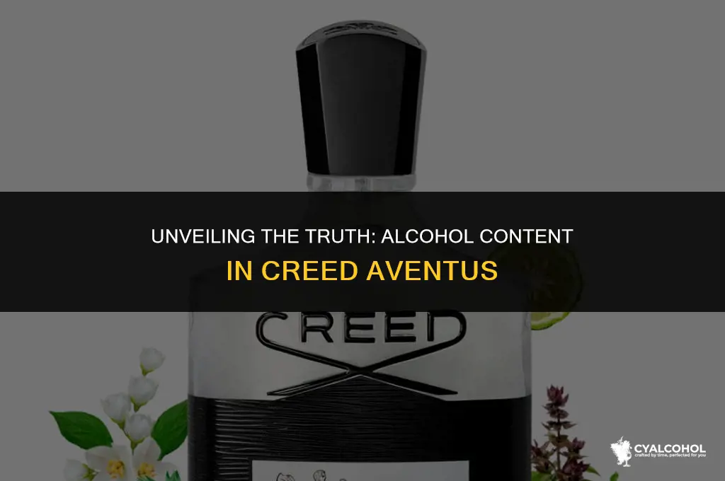 does creed aventus have alcohol
