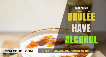 Savoring the Richness: Alcohol's Role in Crème Brûlée