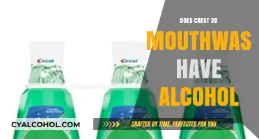 Crest 3D Mouthwash Alcohol Content: What You Need to Know