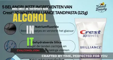 Crest 3D White Toothpaste Ingredients: Does It Contain Alcohol?